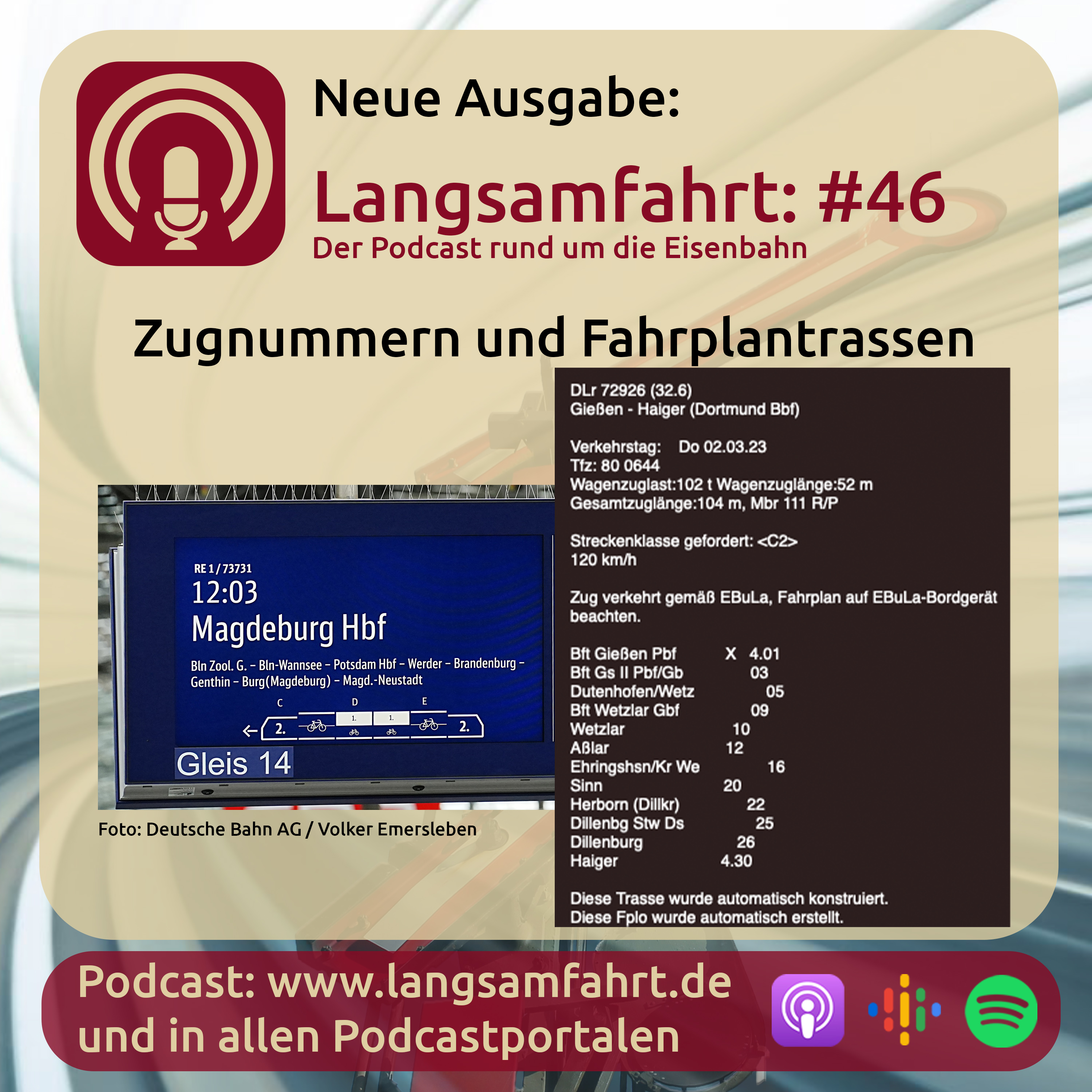 Langsamfahrt - Podcasts rund um die Eisenbahn