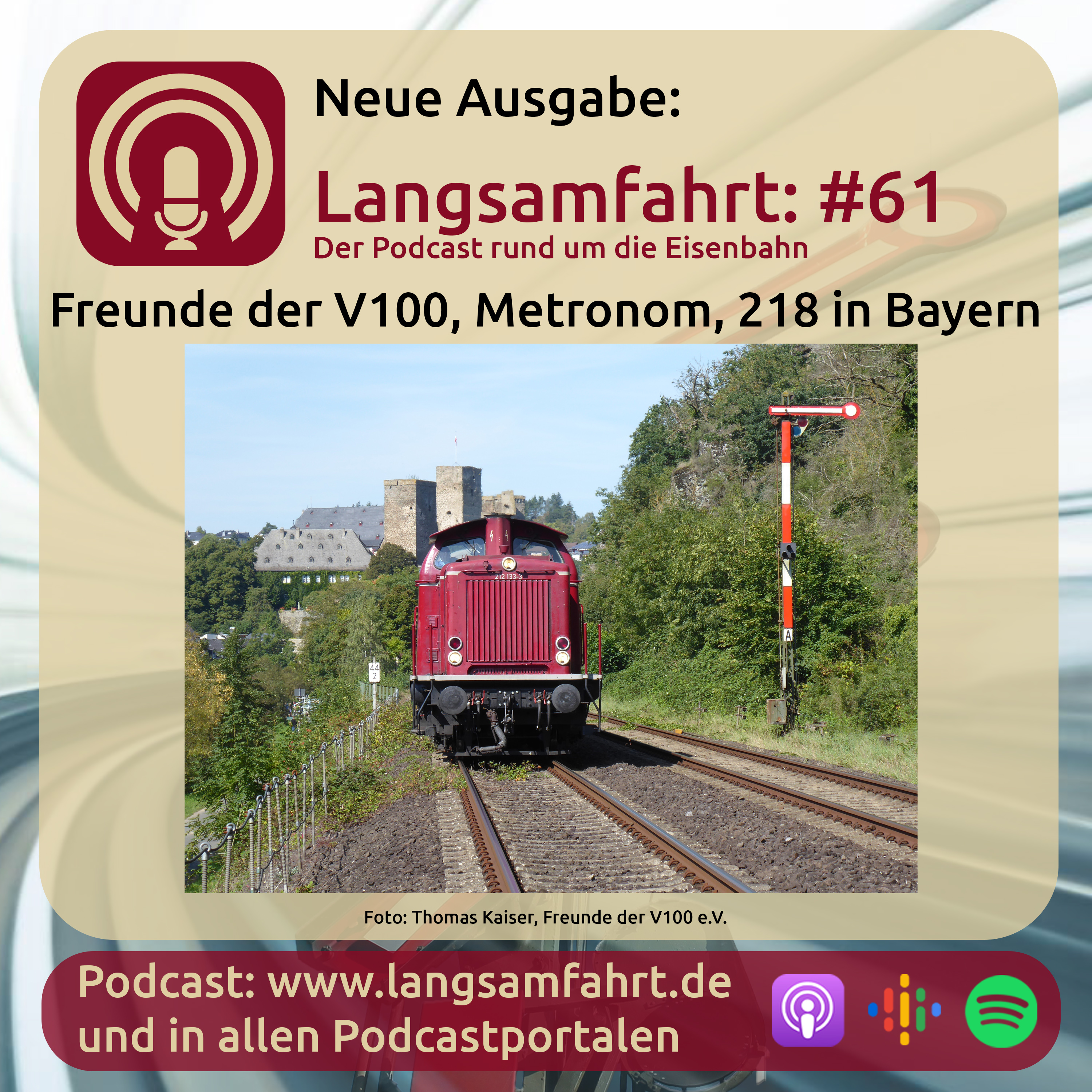 Langsamfahrt - Podcasts rund um die Eisenbahn