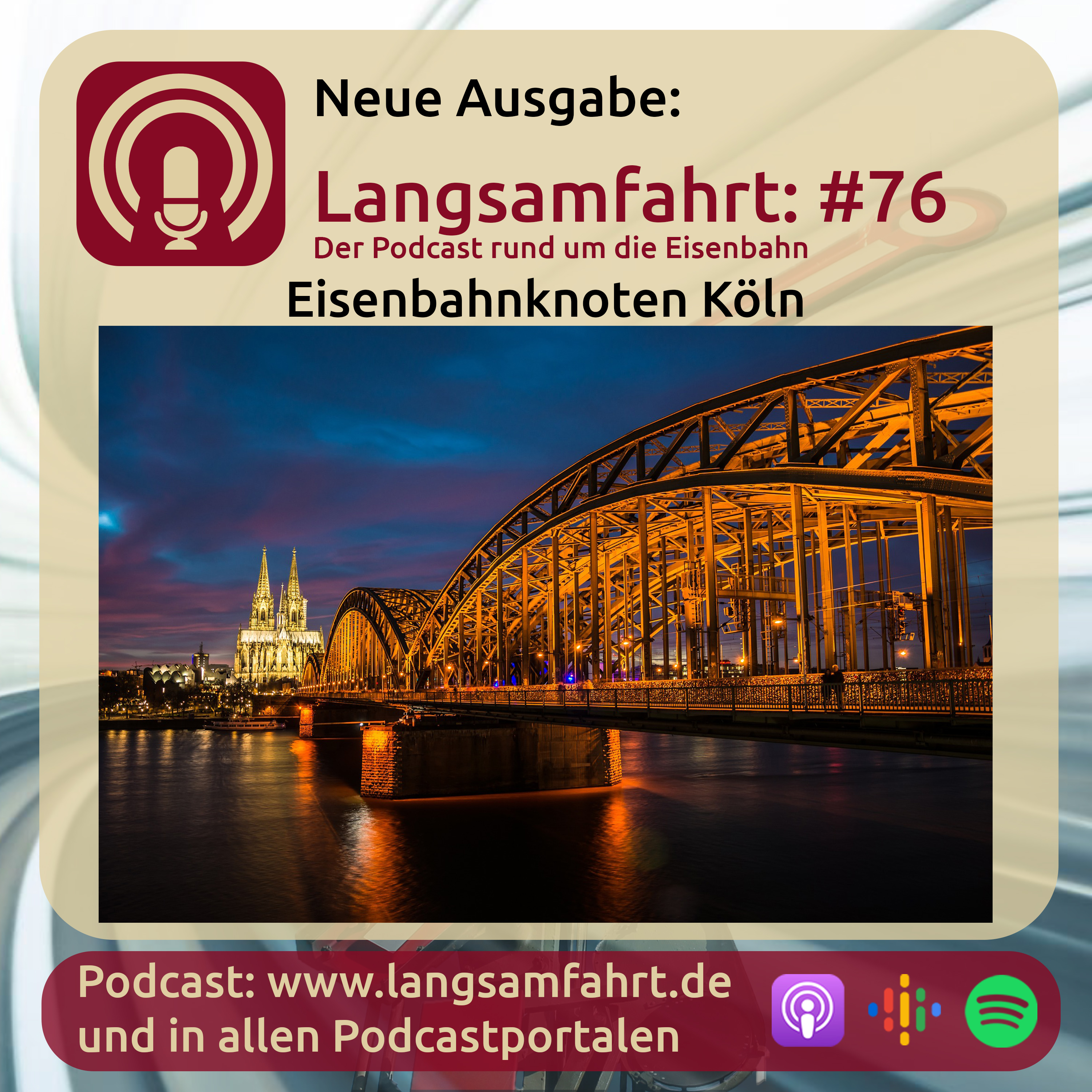 Langsamfahrt - Podcasts rund um die Eisenbahn