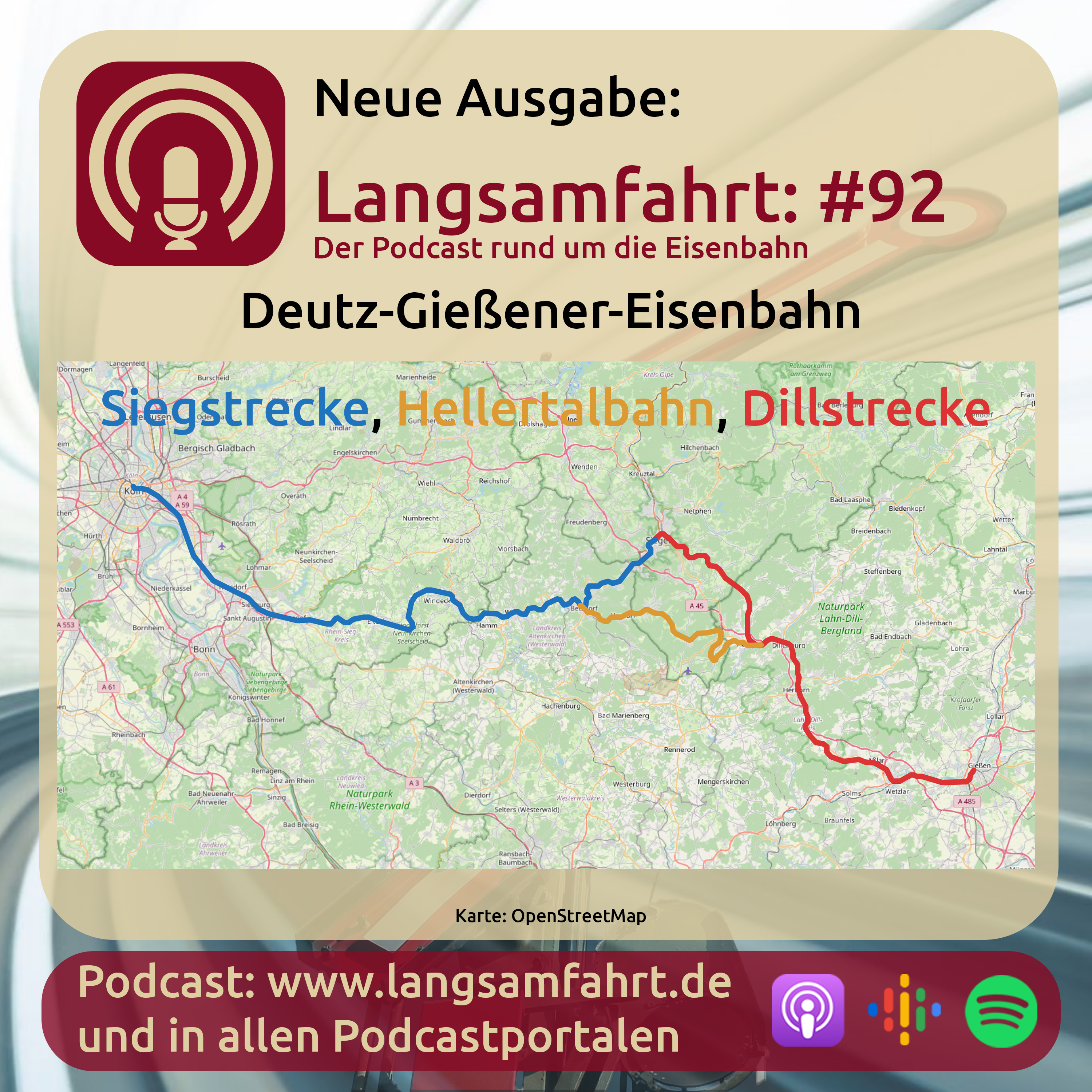 Langsamfahrt - Podcasts rund um die Eisenbahn