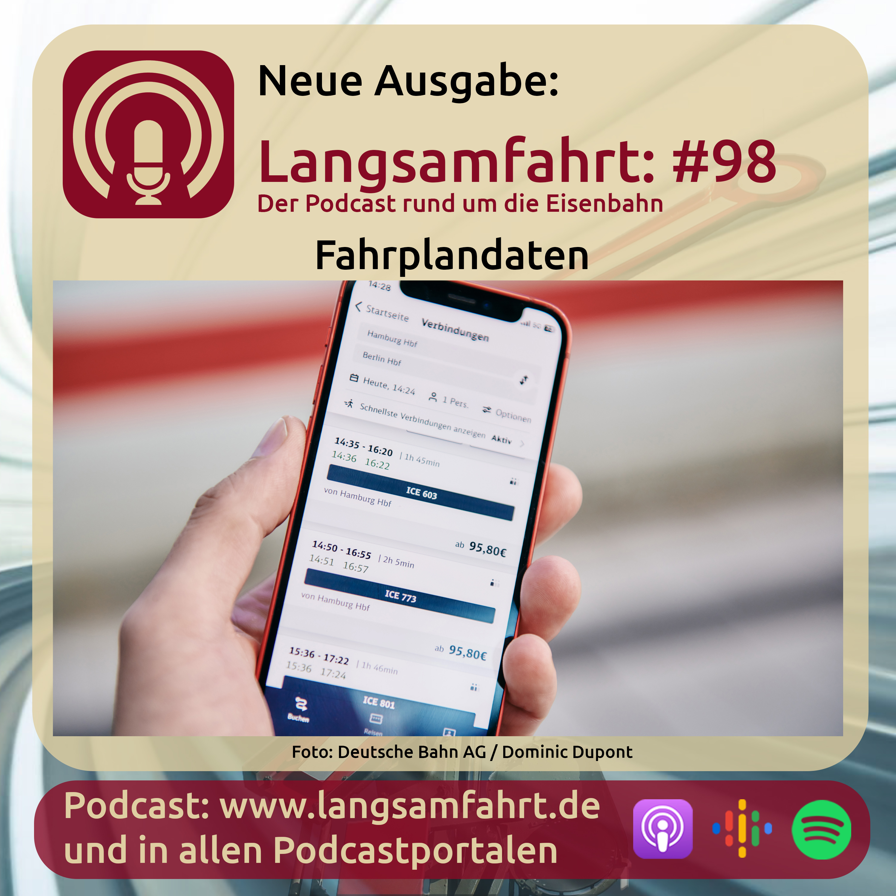 Langsamfahrt: #98 - Fahrplandaten und Reisendeninformationen