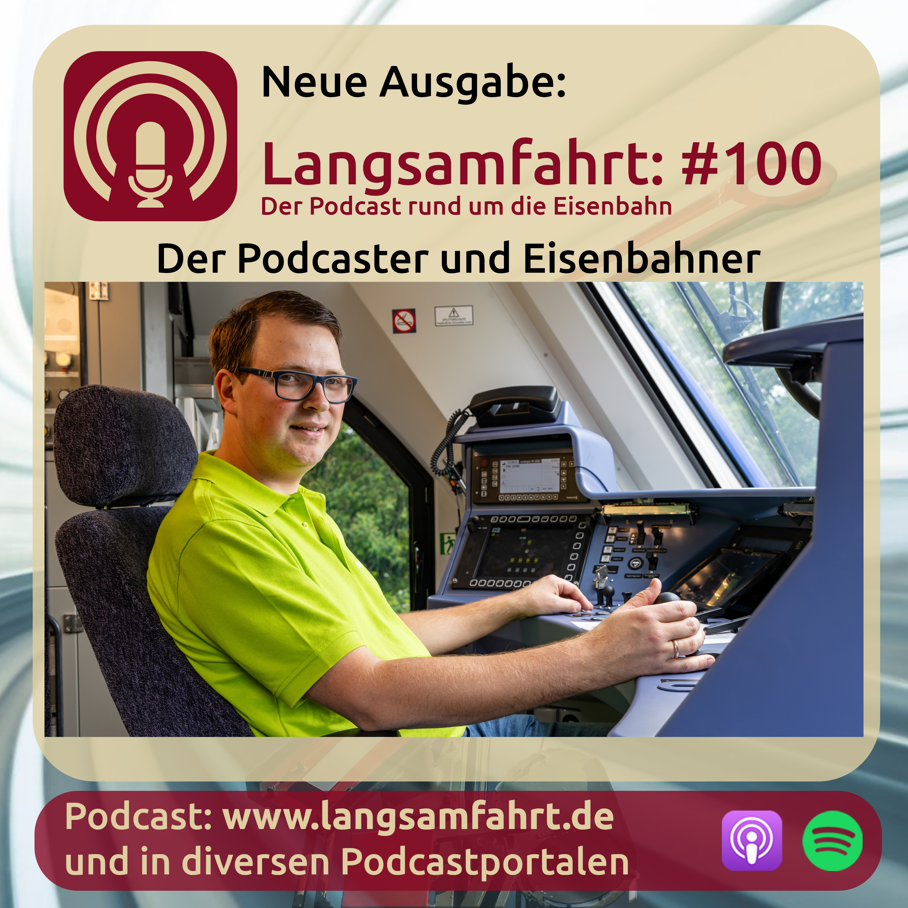 Langsamfahrt: #100 - Der Podcaster und Eisenbahner Langsamfahrt: #100 - Der Podcaster und Eisenbahner