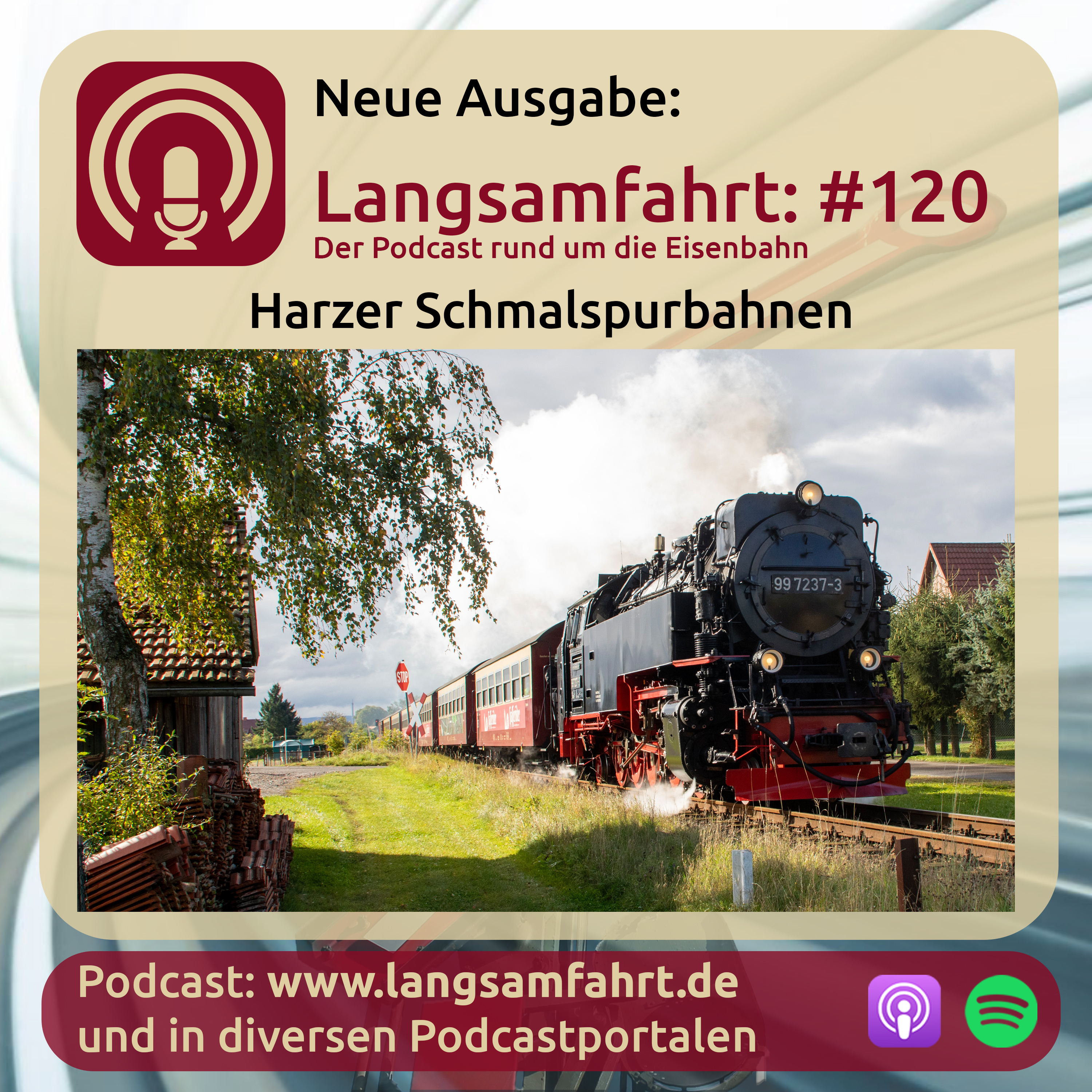 Langsamfahrt: #120 - Harzer Schmalspurbahnen episode artwork